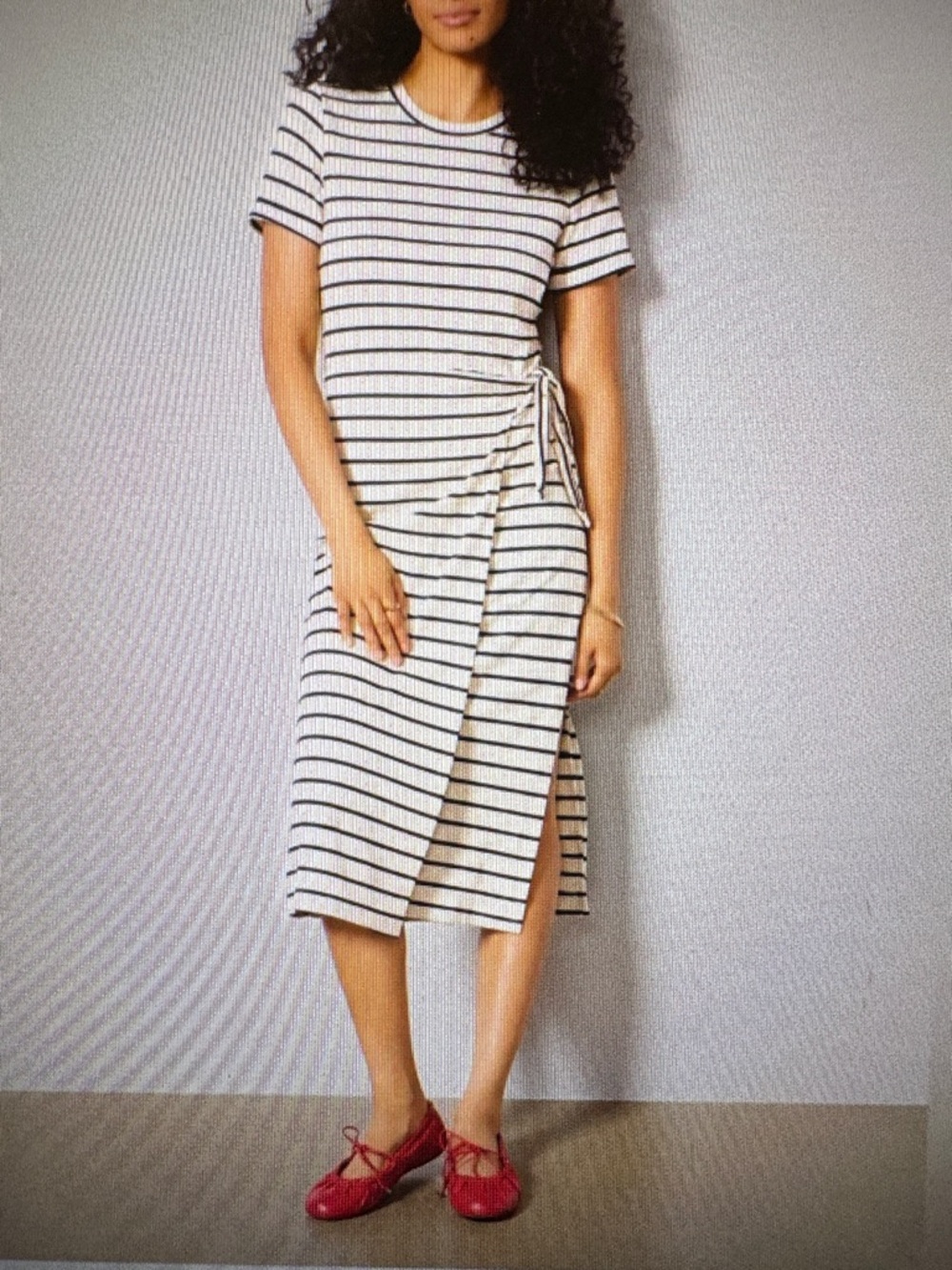 Evereve Anna Twist Midi Dress